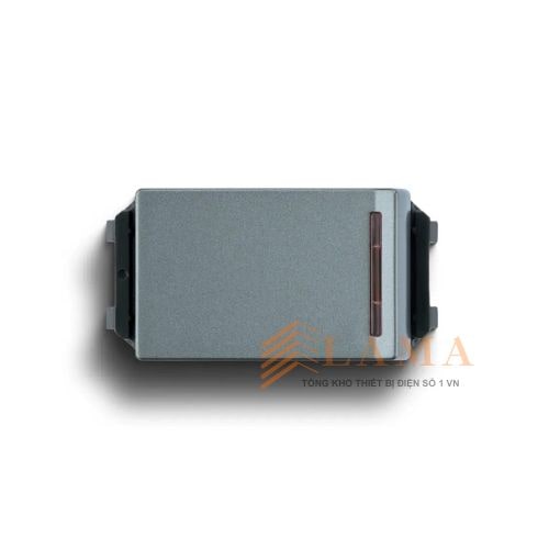 Công Tắc D 2 Tiếp Điểm Có Đèn Báo Dòng Halumie Màu Xám Ánh Kim WEVH5033 7MYH Panasonic