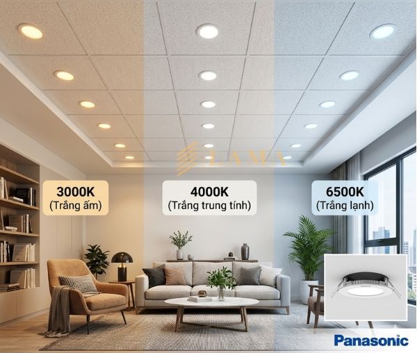 Đèn Led Âm Trần Panasonic 15W EZ M Đơn Sắc Siêu Mỏng