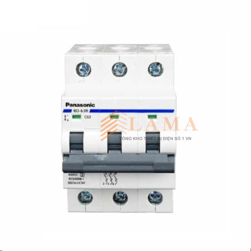 CB 3 Pha 63a Panasonic Dòng Ngắt 06kA BBD3633CNV