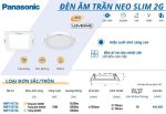 Đèn Led Âm Trần Panasonic 18W Neo Slim 2G