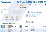 Thông Số Kỹ Thuật Của đèn LED âm Trần Panasonic 9W