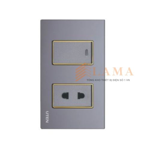 Mặt 2 UTEN Dòng VPRO Mặt Kính Sapphire Màu Ghi ( Xám )