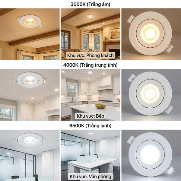 Đèn Downlight Chỉnh Góc 9W Xoay Tối Đa 20 Độ NADL09 Nanoco