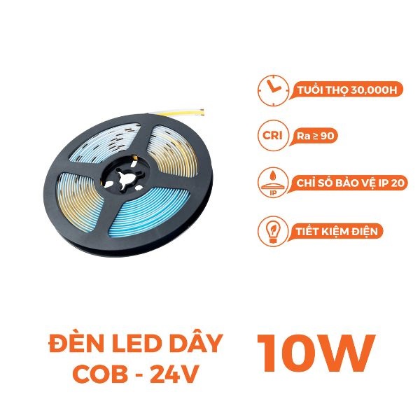 Đèn Led Dây COB DC 24V Nanoco NSTC3206 20 6500K