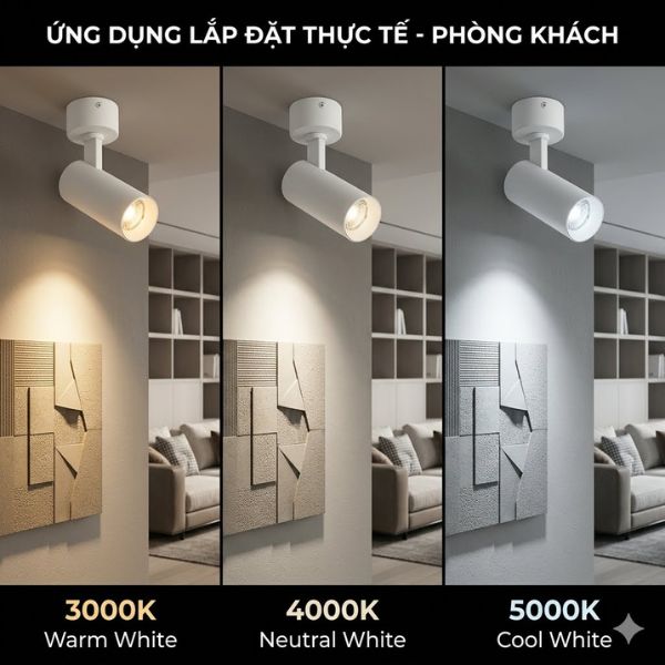 Đèn Track Light T2 Sora Series 10W Màu Trắng NTRS10