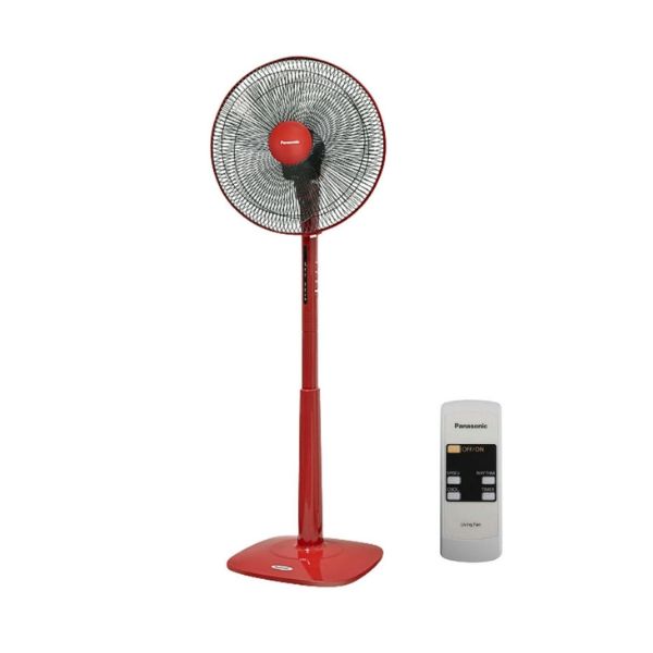 Quạt Đứng Panasonic F 409KMR Màu Đỏ Có Remote 3 Chế Độ Gió
