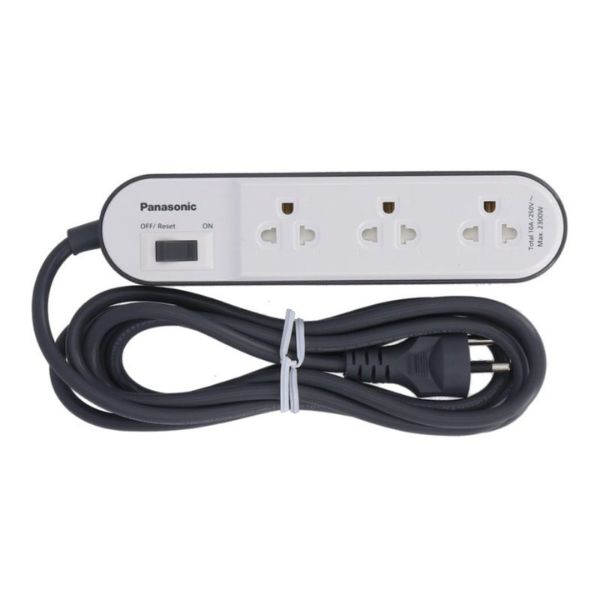 Ổ Cắm Panasonic Có Dây WCHG24332W, 3 Ổ Cắm