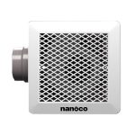 Quạt Hút Âm Trần Nanoco Lồng Sóc Có Ống Dẫn NFV2021 145m3